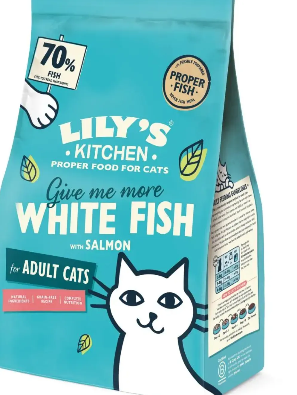 Lily's Kitchen kattenvoer met Witvis-Zalm 800g