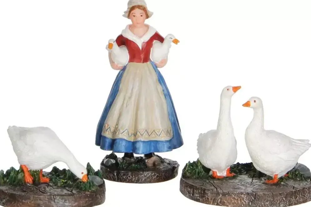 Luville Efteling De Ganzenhoedster 3x3x7.5 cm