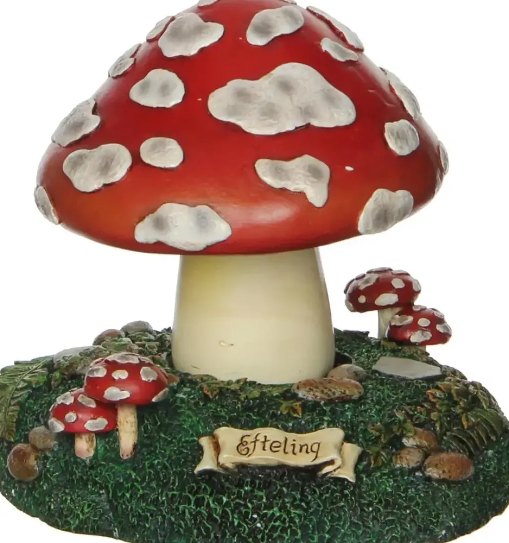 Luville Efteling Muzikale paddenstoel 15x15x16 cm