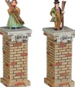 Luville Efteling Reizigers 2 stuks 2x2x7.5 cm