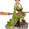 Luville Efteling Vliegensvlugge heks 8.5x6.5x7.5 cm