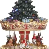 Luville General Carousel with Christmas tree on top adapter included