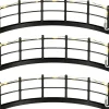Luville General Fence warm white 3 pieces