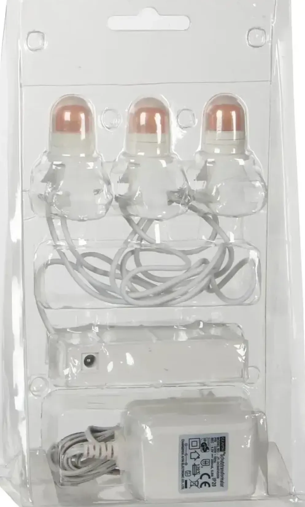 Luville General Light bulb chain 3 pieces with adapter