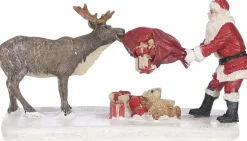Luville General Reindeer teasing Santa