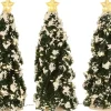 Luville General Snowy Conifer with lights 3 pieces