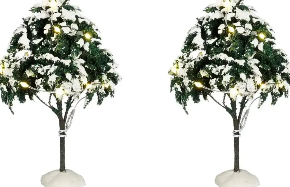 Luville General Snowy tree lighted