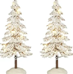 Luville General Snowy tree white lighted