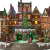 Luville General Village scenery with christmas tree adapter included