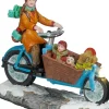 Luville Molendam Mom on her cargo bike battery operated