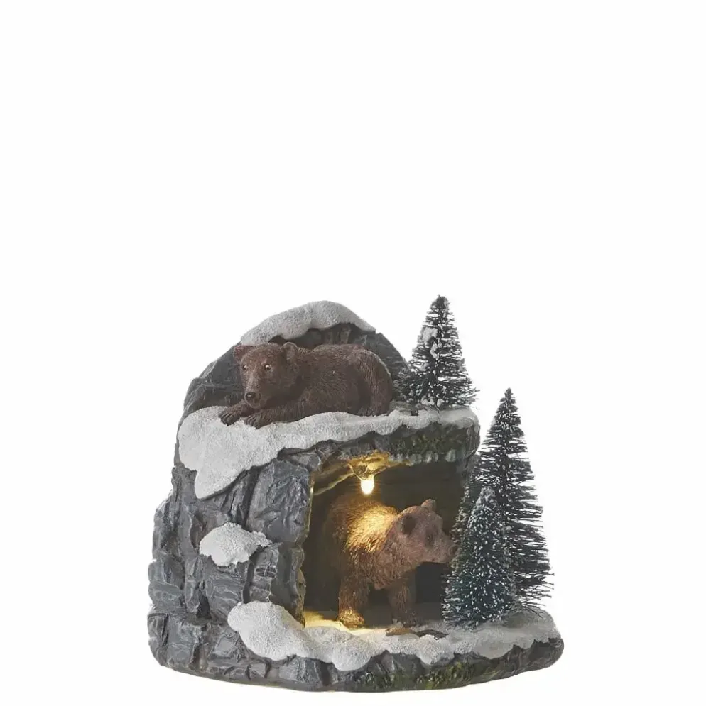 Luville Schneewald Bear cave white