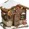 Luville Schneewald Berghutte led battery operated