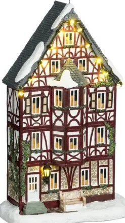Luville Schneewald Elzas half-timbered house