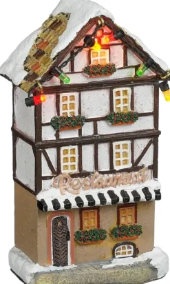Luville Schneewald Elzas restaurant battery operated