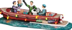 Luville Sinterklaas, Pieten on sloop battery operated