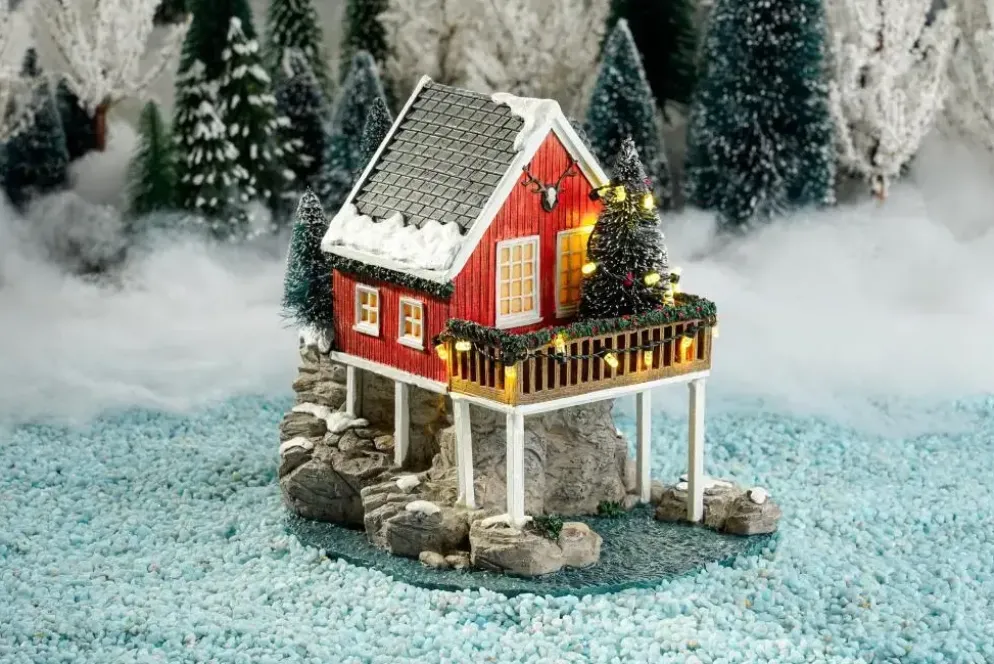 Luville Sledgeholm House on rocks