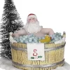 Luville Sledgeholm Santa in hot tub
