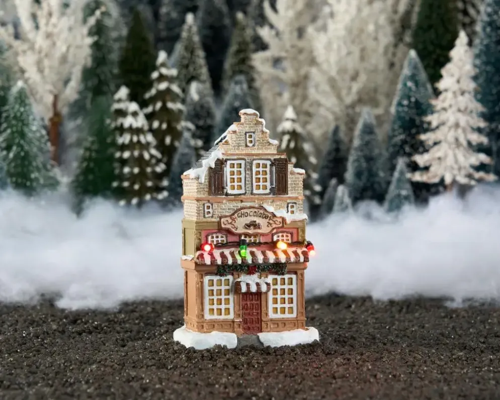 Luville Ville de Reidy Facade chocolate battery operated
