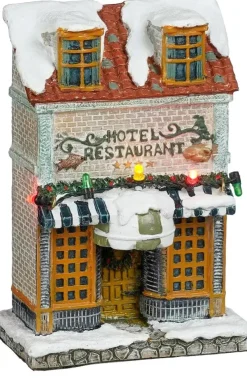 Luville Ville de Reidy Facade hotel restaurant battery operated
