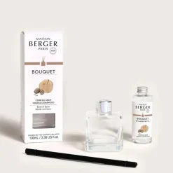 Maison Berger Paris parfumverspreider cube virginia cedarwood 100 ml