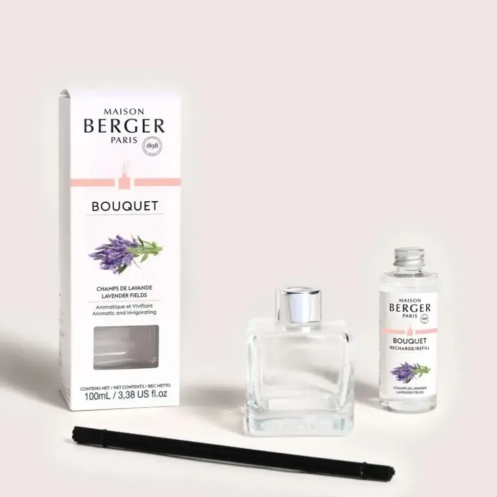 Maison Berger Paris parfumverspreider cube lavender fields 100 ml