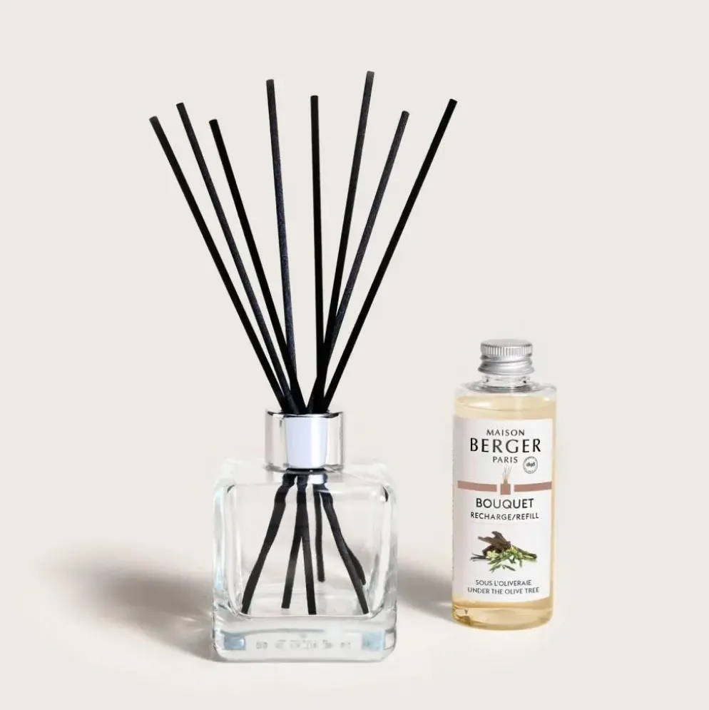 Maison Berger Paris parfumverspreider cube under the olive tree 100 ml