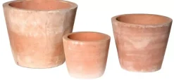 Mcollections Bloempot Terracotta – Ø32 × H27 cm – Whitewash