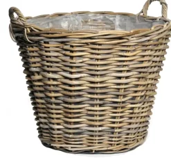 Mega Collections Aardappelmand Lana – 60 x 45 cm – Naturel
