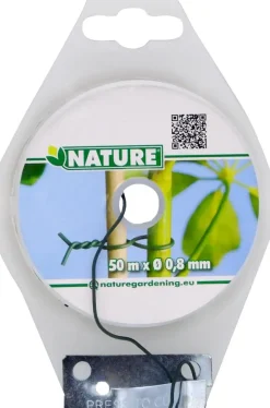 Metaaldraad geplastif. d0.8mm l50m