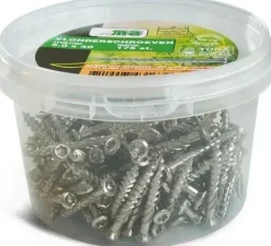 Meuwissen Agro Vlonderschroeven RVS | 5,0 x 40 mm | 175 stuks + 2 bitjes