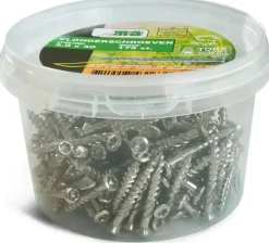 Meuwissen Agro Vlonderschroeven 5,0 x 50 mm, RVS 150 stuks + 2 bitjes
