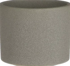 Mica Decorations bloempot Era rond 12x10cm zandgroen