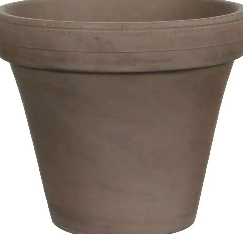 Mica Decorations bloempot Stan 17,5x15,5 cm grijs basalt