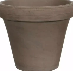 Mica Decorations bloempot Stan 20x17 cm grijs basalt
