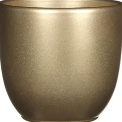 Mica Decorations bloempot Tusca rond 13,5x13cm goud