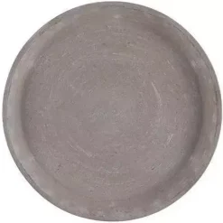 Mica Decorations bord Stan d24h3cm grijs