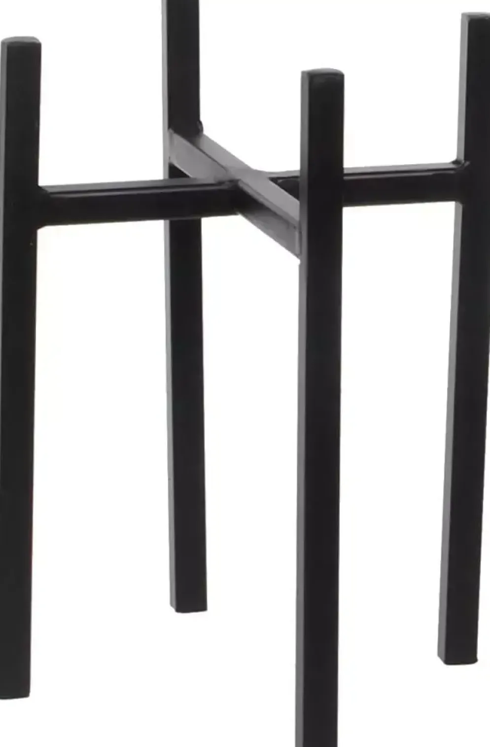 Mica Decorations Pothouder ascot h25cm zwart