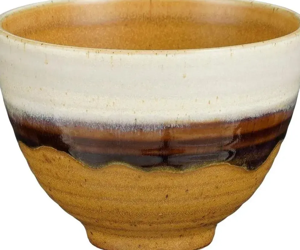 Mica Decorations schaal porselein ethan 10.5x8cm terra