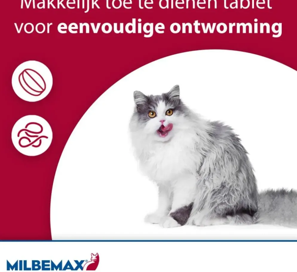 Milbemax Grote Kat – Ontwormingstabletten (2 stuks)
