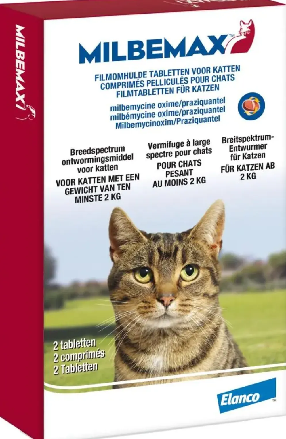 Milbemax Grote Kat – Ontwormingstabletten (2 stuks)