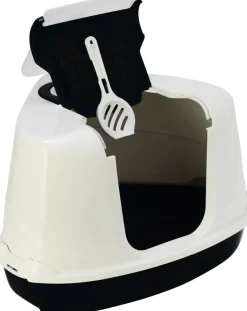 Moderna Flip Corner kattentoilet wit 55,7 x 45,1 x 38,2cm
