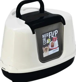 Moderna Flip Corner kattentoilet wit 55,7 x 45,1 x 38,2cm