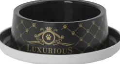 Moderna katteneetbak Trendy Dinner 'Luxurious', zwart