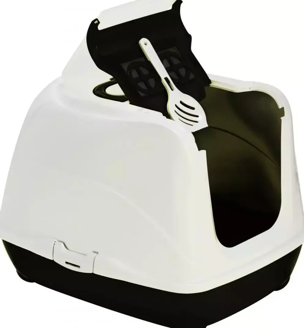 Moderna kattentoilet Flip Cat large 50 cm, zwart
