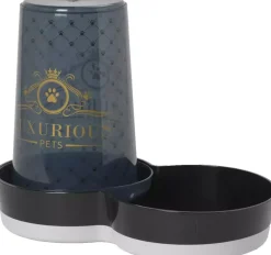 Moderna plastic drink/voersilo 'Luxurious', zwart.Inhoud: 1,5 liter
