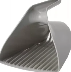 Moderna plastic kattenbakschep 'Scoop & Sift', warmgrijs