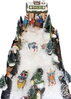 My Village Basis kerstdorp skibaan 42x25cm