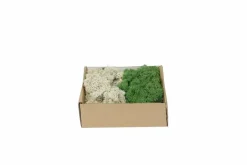 My Village Rendiermos Mix Donkergroen-Naturel 250 gr