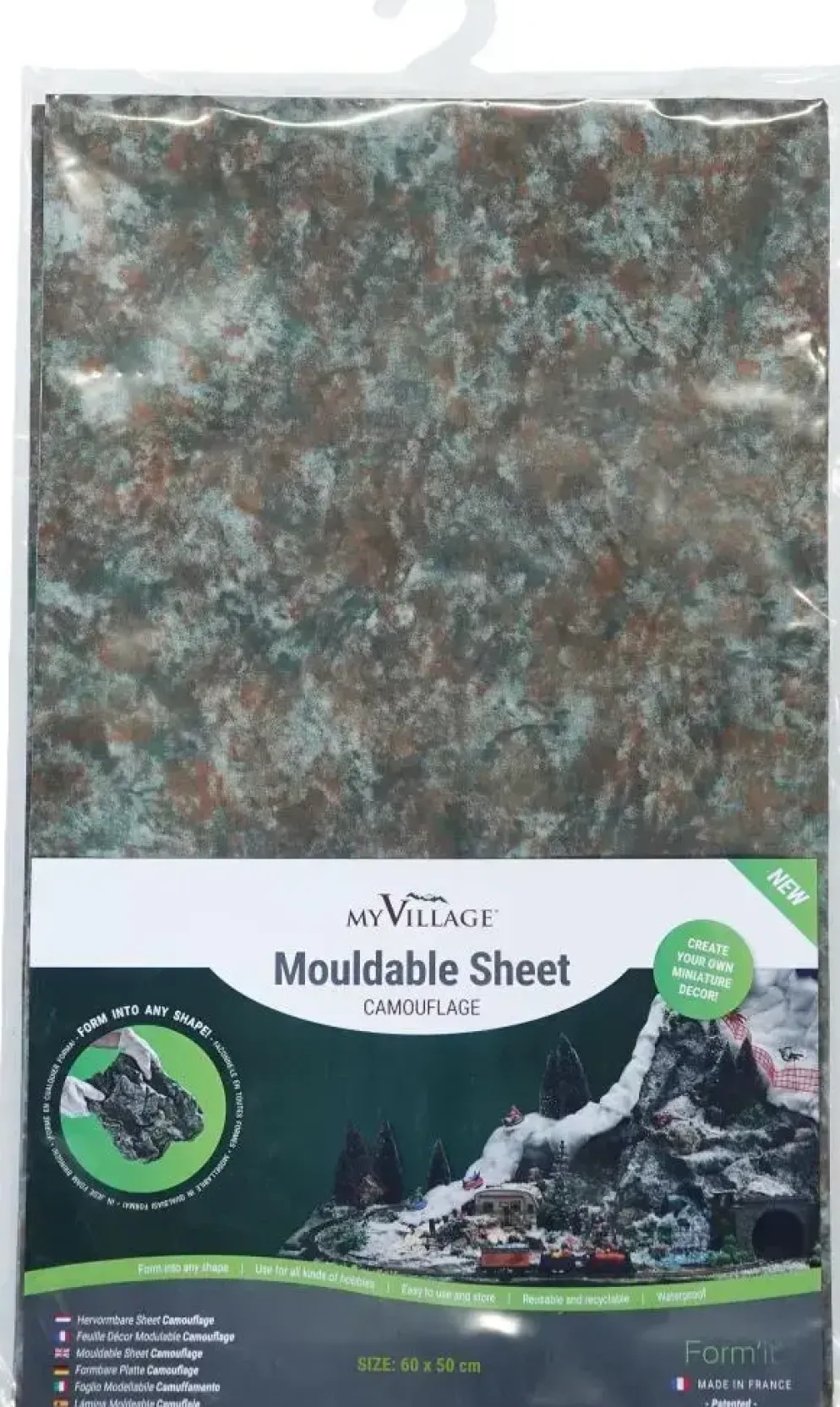 My Village Vormbare sheet camouflage 60x50cm