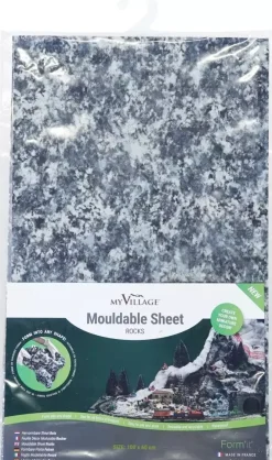 My Village vormbare sheet rots 100x60 cm